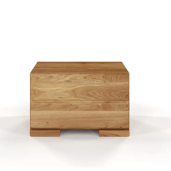 Table de chevet en chêne naturel 1 tiroir collection INDIGO