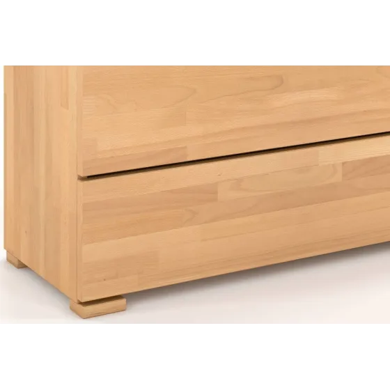 Commode 4 tiroirs 100 & bois massif collection MODERN