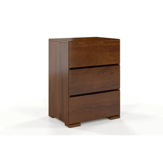 Commode en pin massif noyer collection NICEA