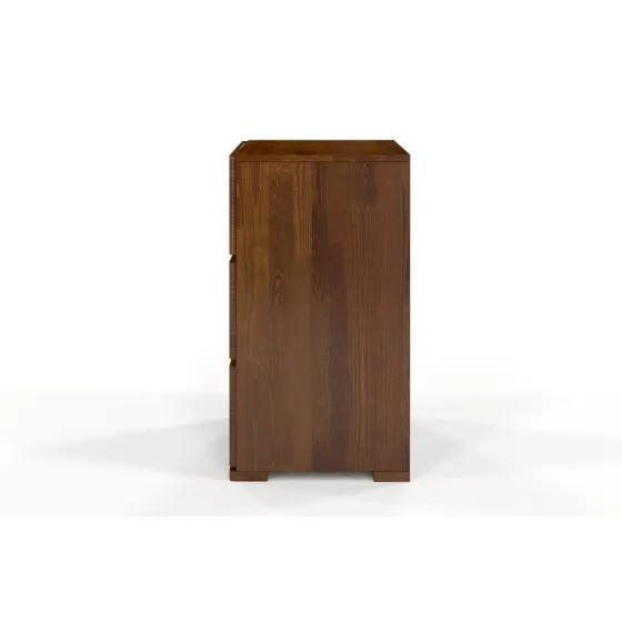Commode en pin massif noyer 60 cm collection NICEA