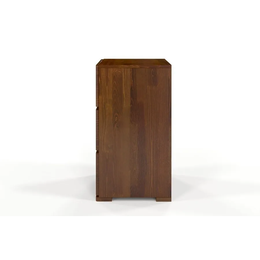 Commode en pin massif noyer 60 cm collection NICEA