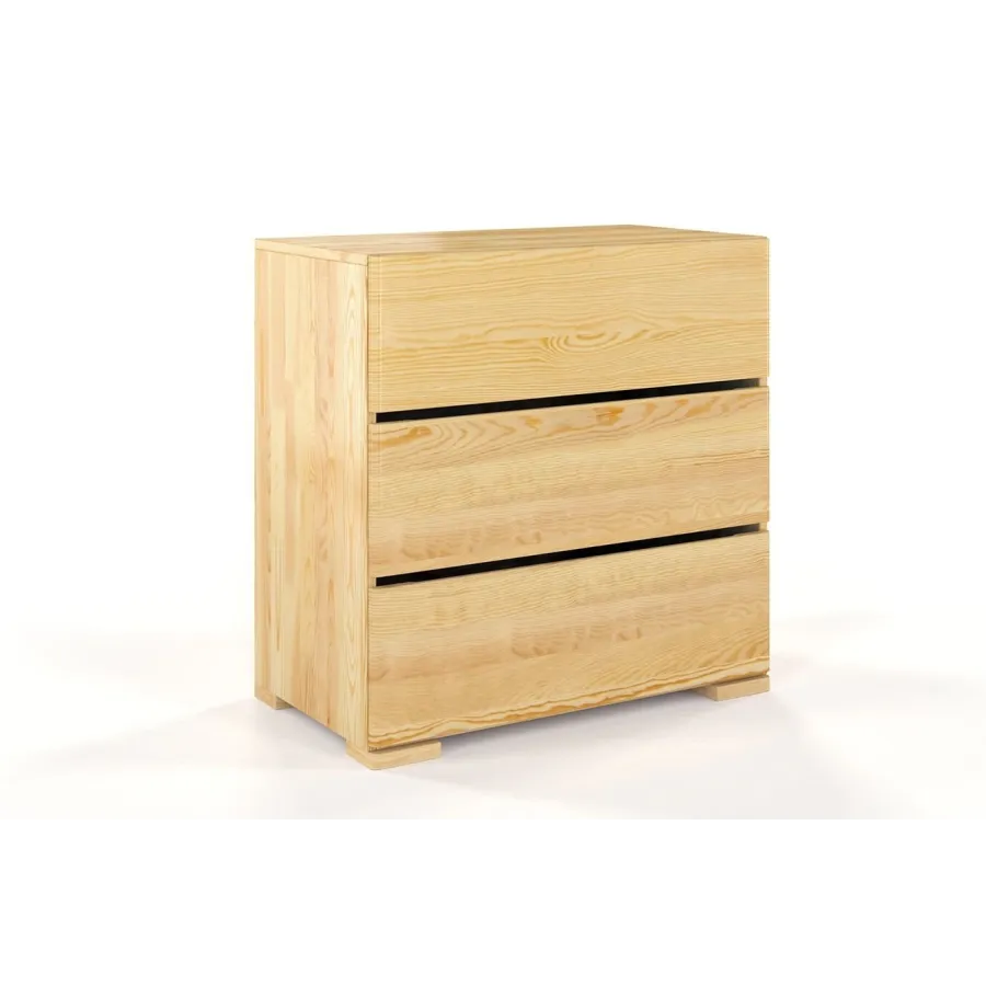 Commode en bois pin massif naturel collection NICEA