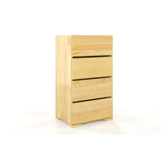 Commode haute en pin naturel collection NICEA