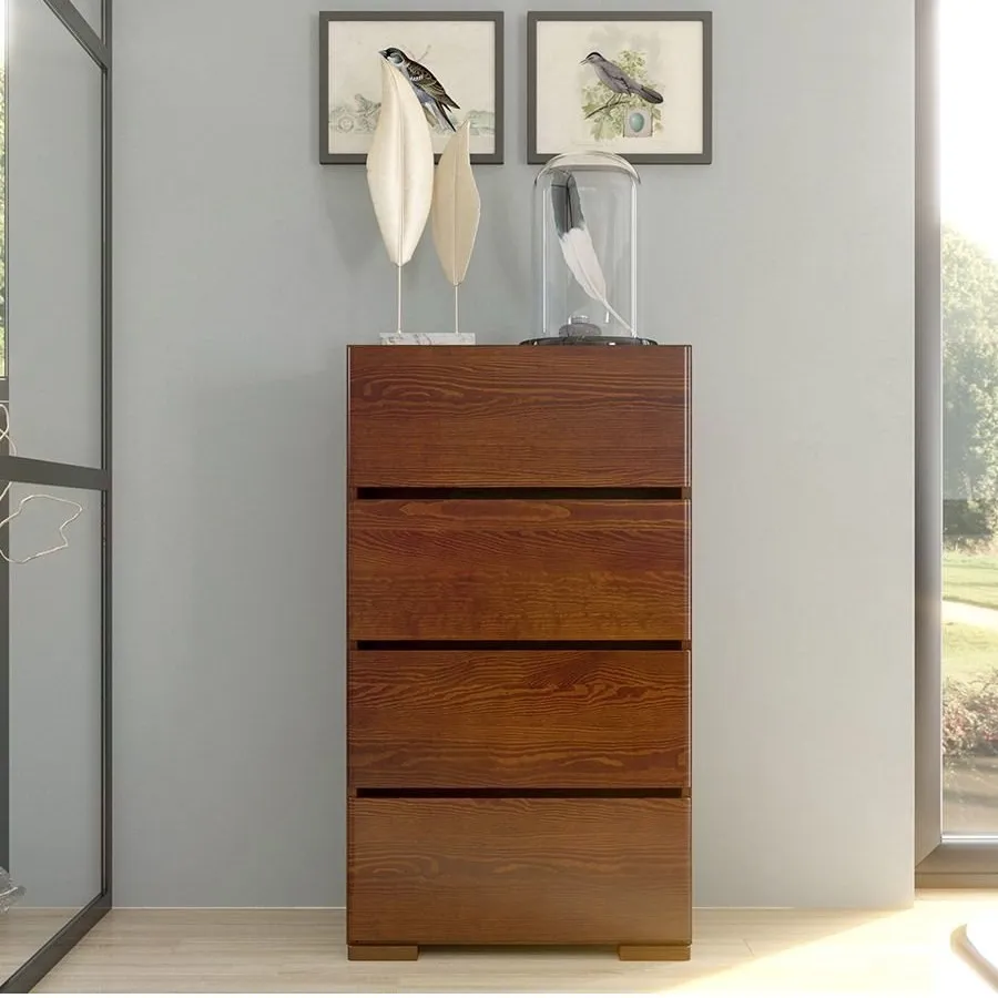 Commode haute en pin pour chambre collection NICEA