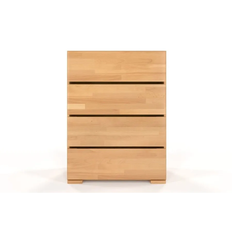 Commode haute bois 4 tiroirs collection NICEA