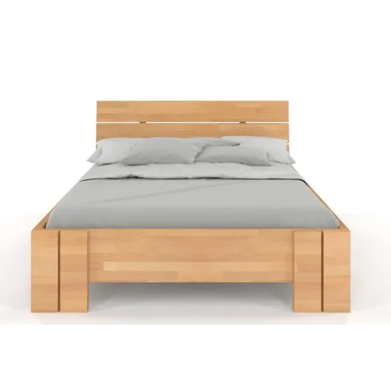 Lit coffre en bois massif 140x190 collection MODENA