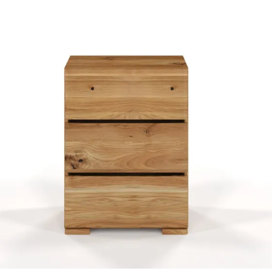 Commode en chêne naturel 3 tiroirs collection NICEA