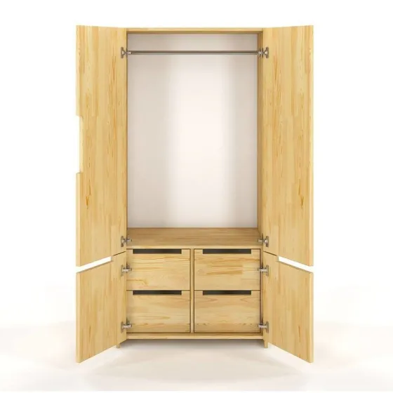 Armoire en pin 4 portes collection BORGA