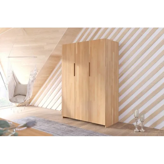 Armoire 3 portes en bois chambre adulte collection BORGA