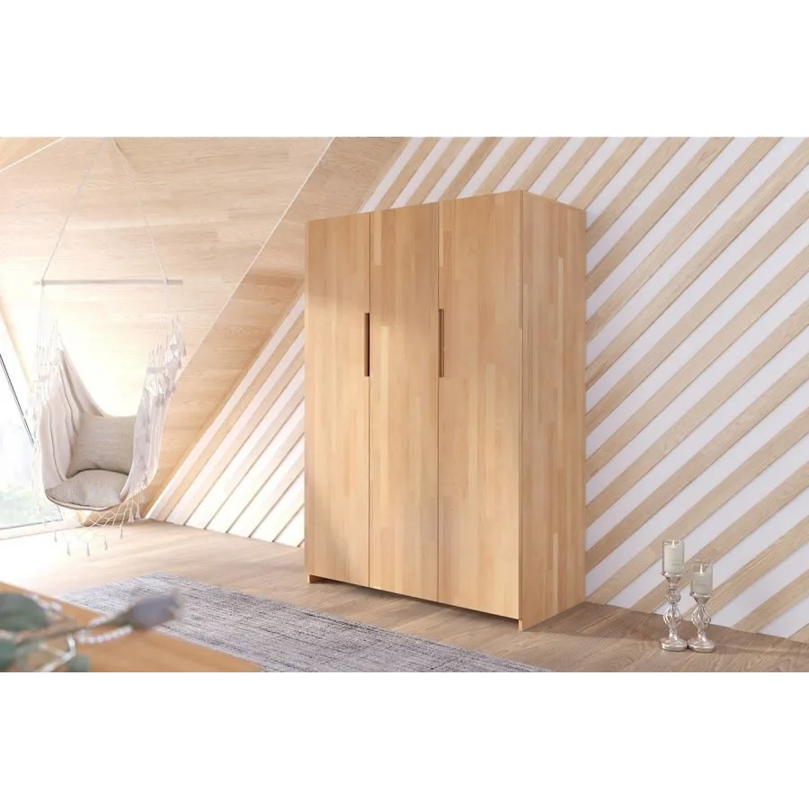 Armoire 3 portes en bois chambre adulte collection BORGA