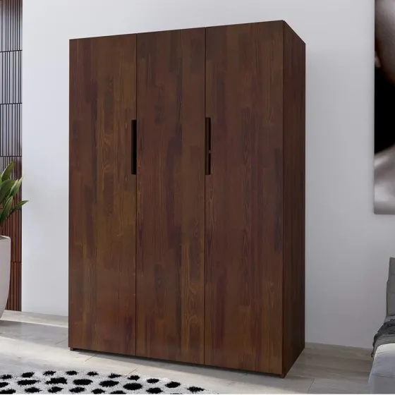 Armoire en pin massif 3 portes chambre adulte collection BORGA