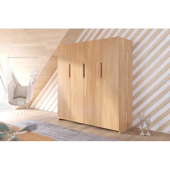 Armoire bois 4 portes