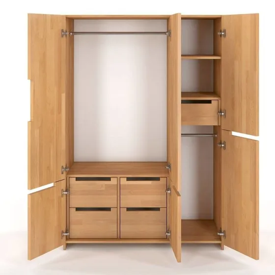 Armoires en bois 6 portes collection BORGA
