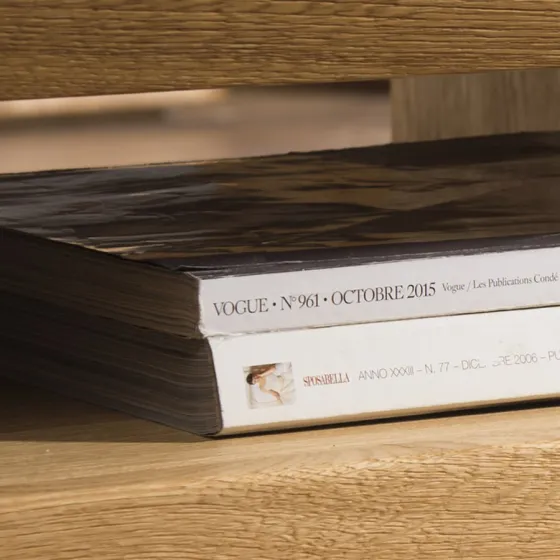 Table basse 100% en chêne naturel  collection FACTORY