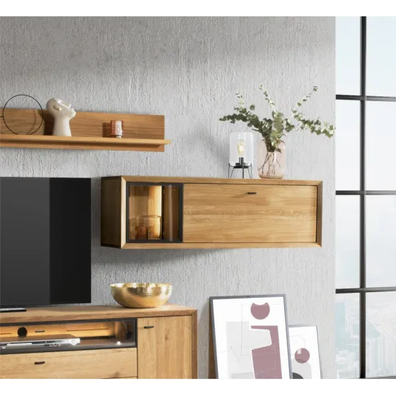 Meubles mural en bois pour salon TV collection FACTORY