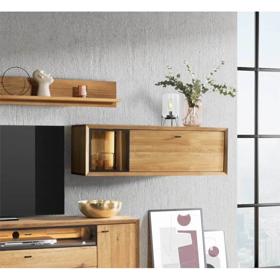 Meubles mural en bois pour salon TV collection FACTORY