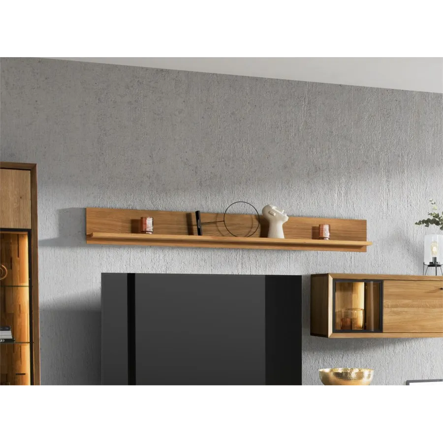 Étagère murale en chêne pour salon TV collection  FACTORY