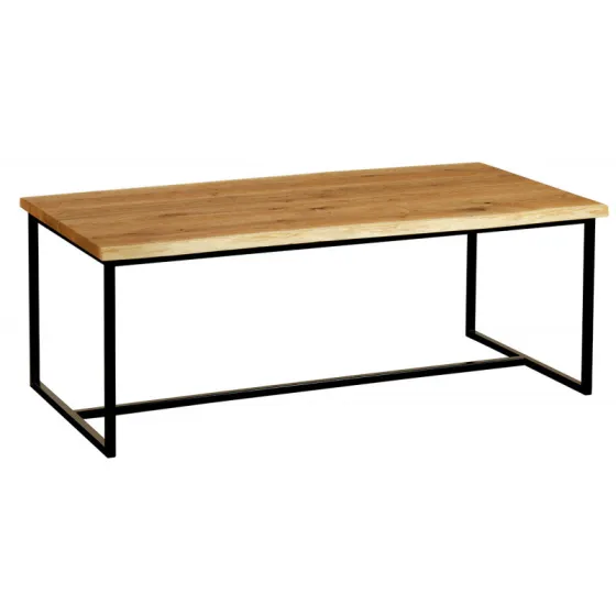 Table basse en bois et pieds métal collection ARDEN