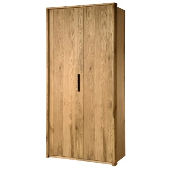 Armoire bois 2 portes finition chêne naturel gamme VERONA