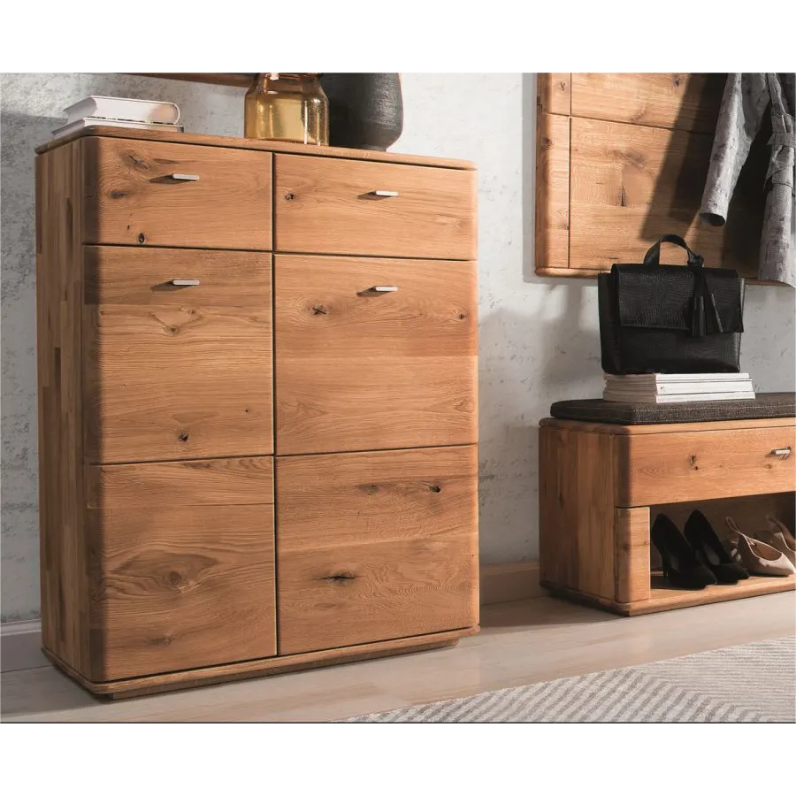 Grand meuble chaussure bois massif gamme VERONA