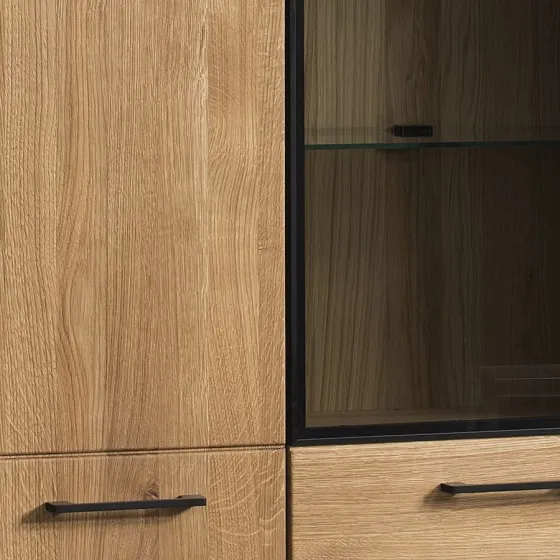 Vitrine en bois avec porte vitrée collection ARCO