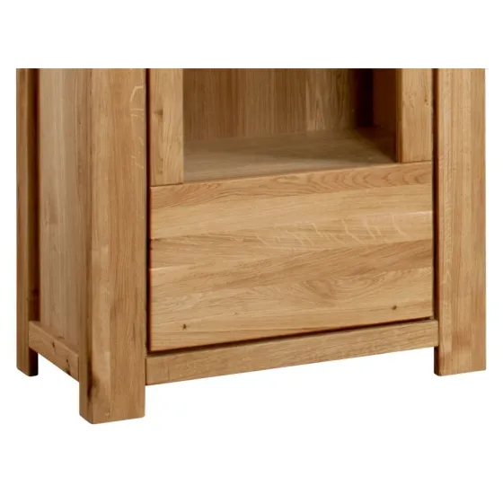 Vitrine 100% en chêne massif collection YORK