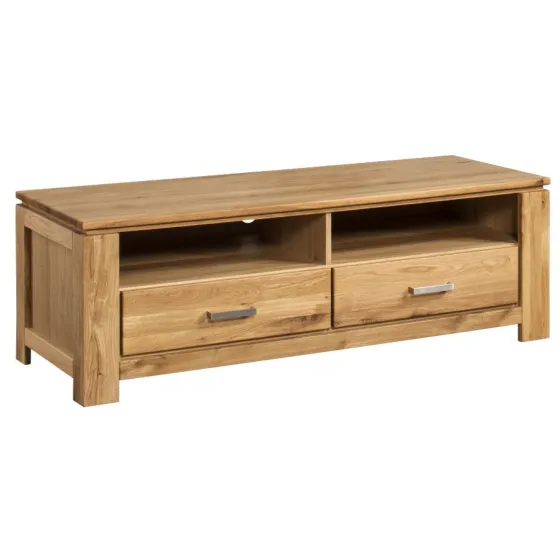 Meuble TV en bois chêne massif collection YORK