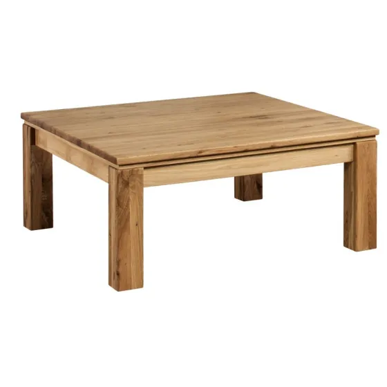 Table basse en bois massif carré collection YORK