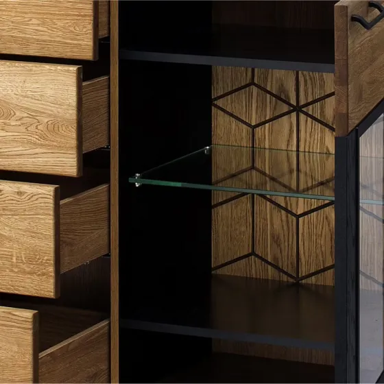 buffet bois et métal haut de gamme collection DIAMOND