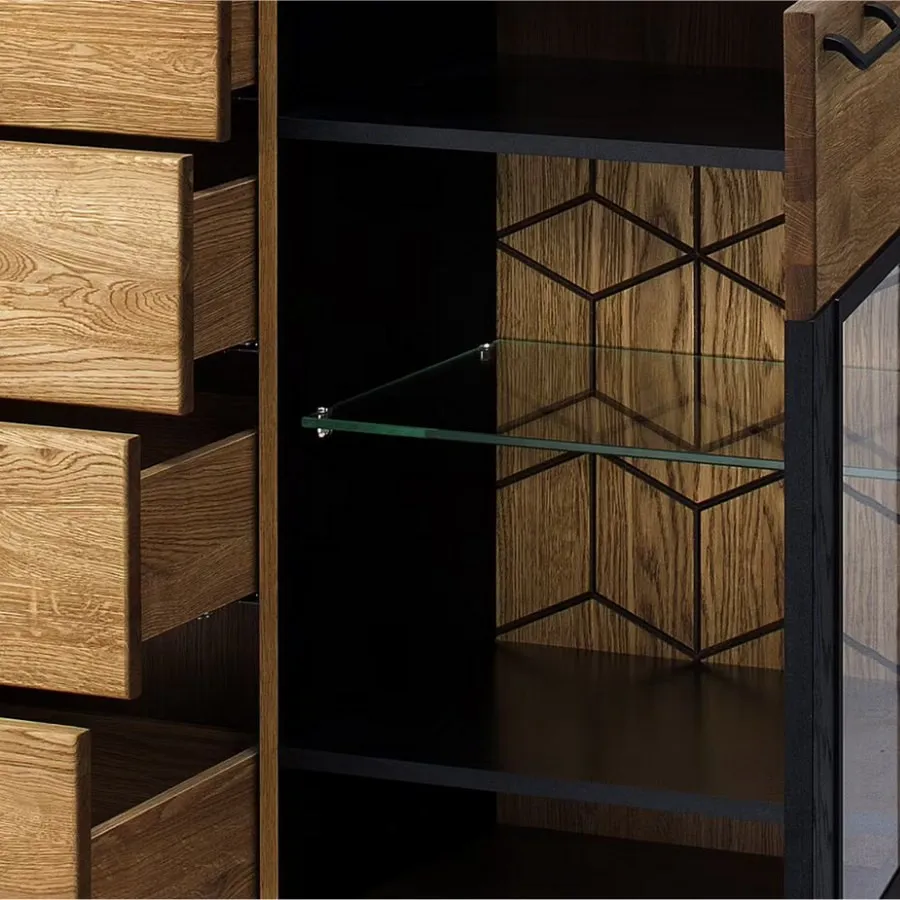buffet bois et métal haut de gamme collection DIAMOND