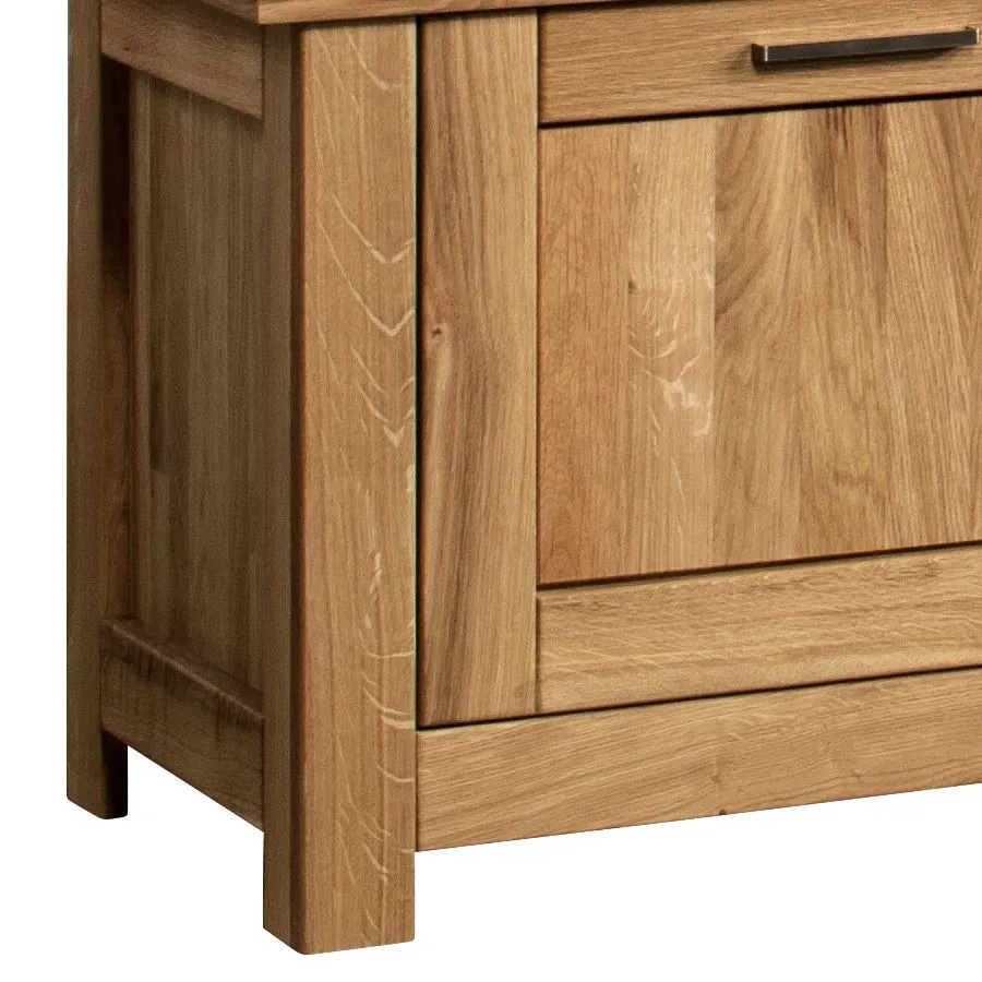 Meuble tv avec pieds en bois massif collection ROMA