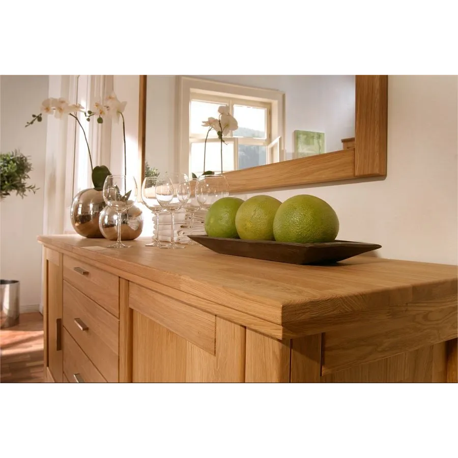 Buffet en chêne massif naturel collection ROMA