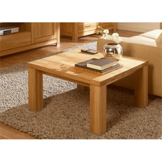 Table basse en bois massif pour salon collection ROMA