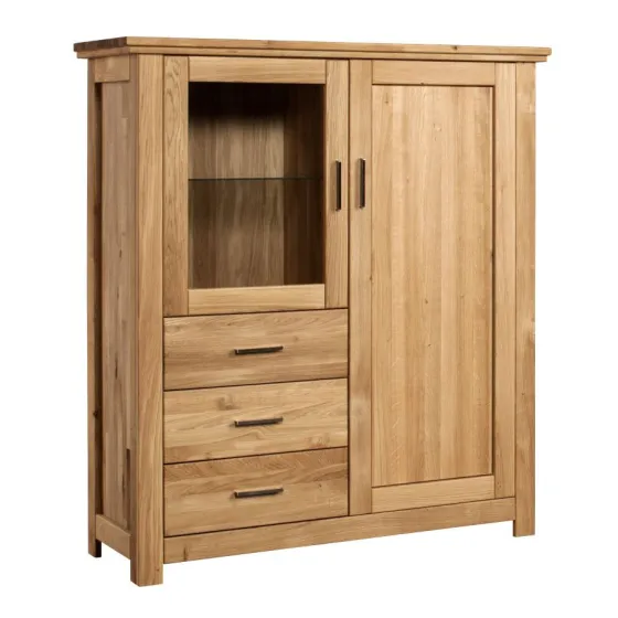 Vaisselier en bois naturel collection ROMA