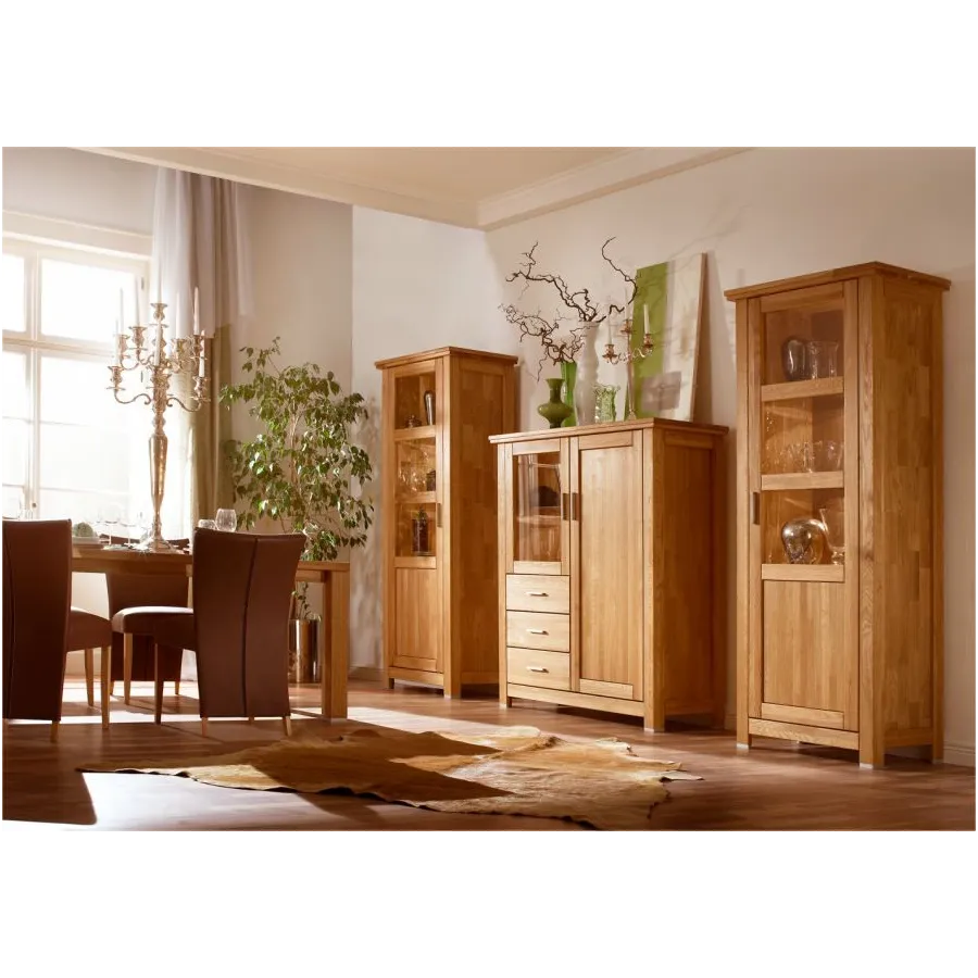 Vitrines en bois pour salon contemporain de la collection ROMA