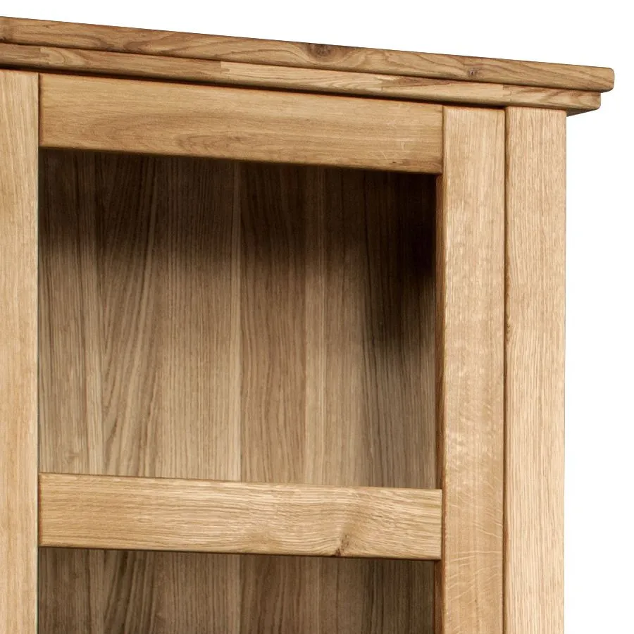 Vaisselier en chêne 100% bois massif double porte collection ROMA