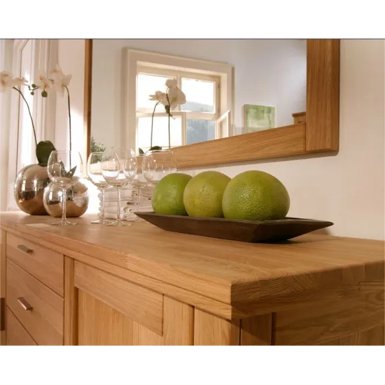 Miroir rectangulaire en bois pour salon collection ROMA
