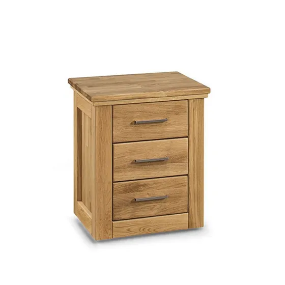 Module de rangement en chêne 3 tiroirs pour bureau ROMA