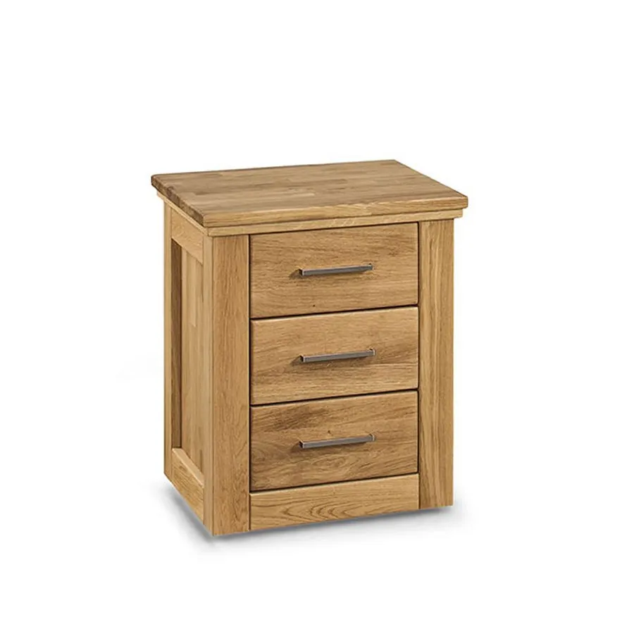 Module de rangement en chêne 3 tiroirs pour bureau ROMA