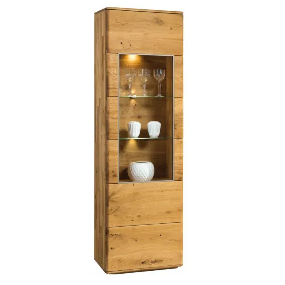 vitrine bois ouverture porte gauche VERONA