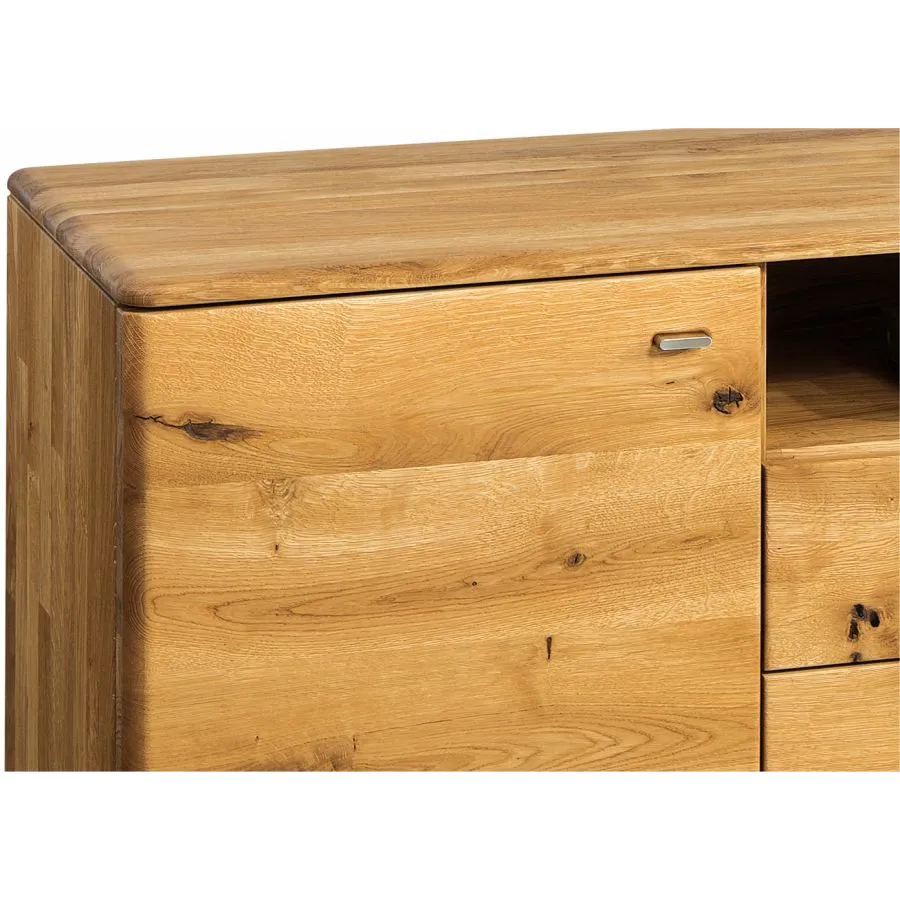 meuble télévision bois massif finition bois naturel huilé gamme VERONA