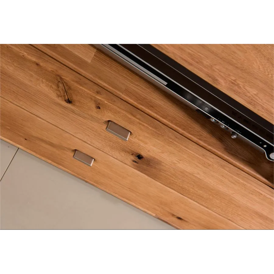 Meuble télé en bois massif avec niche de rangement collection VERONA