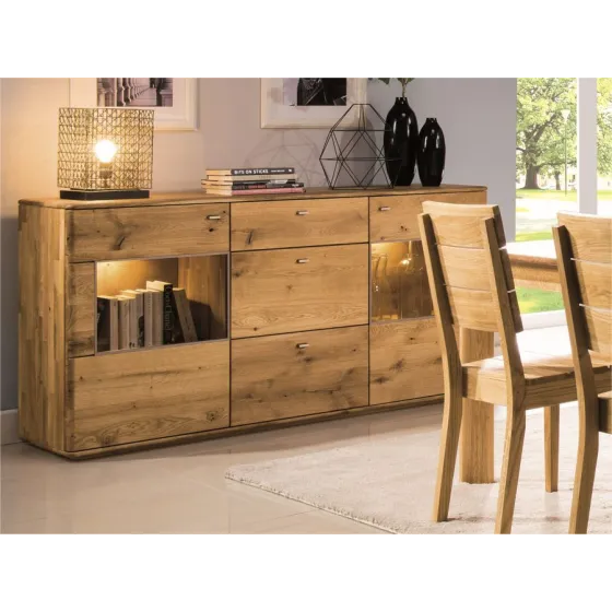 Buffet en bois massif  pour salon collection VERONA