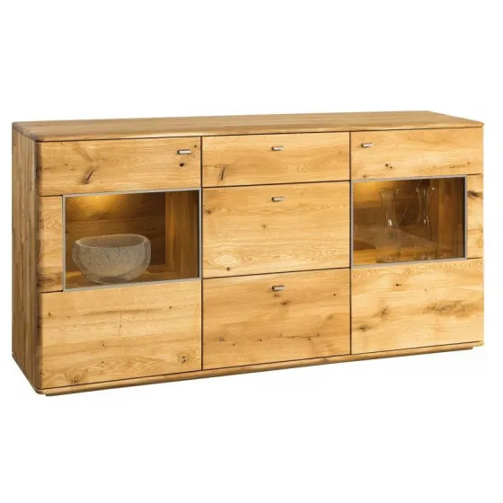 Buffet bois 2 portes et 3 tiroirs collection VERONA