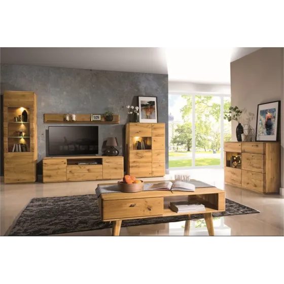 Vaisselier en bois pour salon contemporain collection VERONA