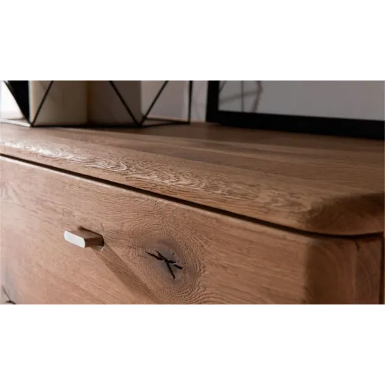 Table basse en chêne massif finition naturel huilé et brossé gamme VERONA