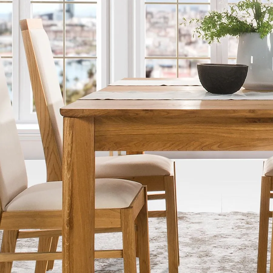 Mobilier 100% chêne naturel pour salon ou salle a manger gamme VERONA
