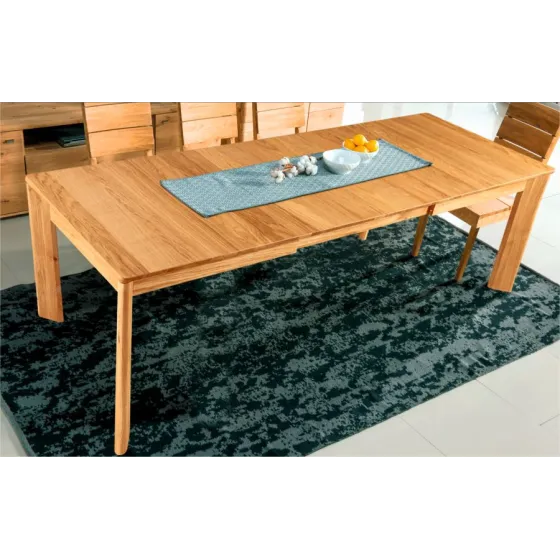 table chêne massif rallonge pour intérieur contemporain collection VERONA