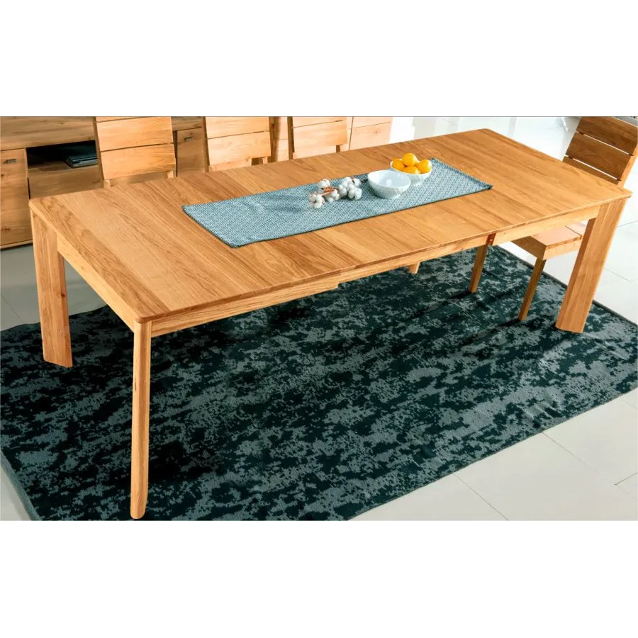 table chêne massif rallonge pour intérieur contemporain collection VERONA
