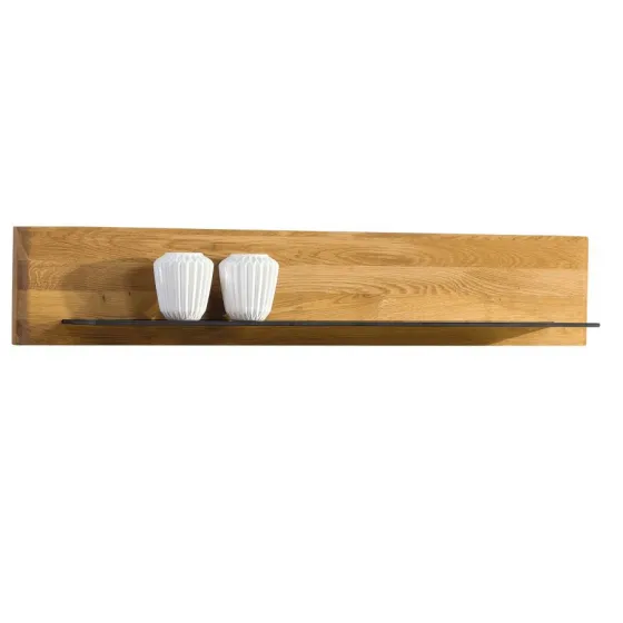 étagère murale bois 120 cm en chêne massif collection VERONA